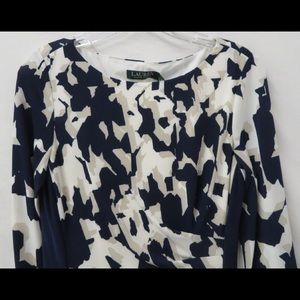 NWT RALPH LAUREN NAVY DRESS- SIZE 6